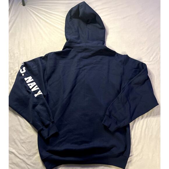 US Navy Hooded Jacket Core Fleece Size Medium NWT Military Style - Picture 2 of 7